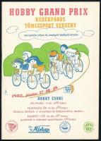 cca 1983-2000 Kerékpározással kapcsolatos nyomtatványok, 4 db