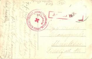 Mindenki a betegnyugvó állomás levelezőlapján írjon. A Vörös Kereszt Egylet VIII. kerületi betegnyug...