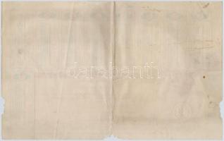 Sárospatak 1926. "Sárospataki Takarékpénztár Részvénytársaság" részvénye 10P-ről, szárazpe...