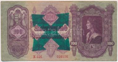 1930. 100P + 1932. 50P + 1936. 10P + 1941. 20P mindegyik hamis nyilaskeresztes ráfestéssel (fake ove...
