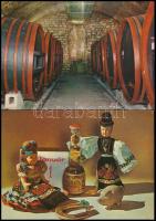 9 db borral és röviditallal kapcsolatos reklámkiadvány