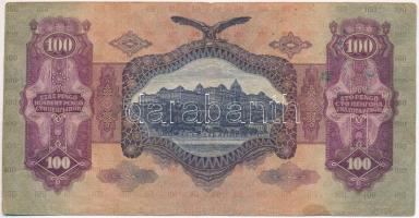 1930-1941. 10P + 20P + 50P + 100P hamis "Kerületi Pártvezető Kőszeg" felülbélyegzéssel (fa...