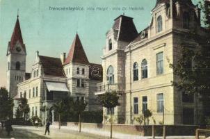 Trencsénteplic, Trencianske Teplice;  Dr. Heinrich és Margit villa / villas  (EK)