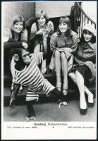 Majmokat ábrázoló MTI sajtófotók, 3 db, 19×27 cm