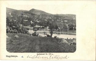 Hegybánya, Pjerg, Piarg, Siegelsberg, Stiavnické Bane; Szélaknai tó. Joerges 1907. / mine lake