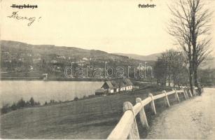 Hegybánya, Pjerg, Piarg, Siegelsberg, Stiavnické Bane; Felső tó. Grohmann kiadása / upper lake (EK)