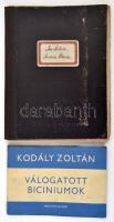2 db kotta - Strauss album + Kodály Zoltán: Válogatott biciniumok