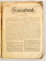 Századunk. Politicai, Tudományos És Művészeti Folyóirat.: Társul a' Hírnökhöz. Alapítá és szerk...