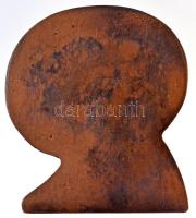 ~1978. "Zsennye '78" Br emlékplakett (58x67mm) T:2