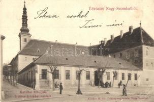 1900 Nagyszombat, Tyrnau, Trnava; Katonai tébolyda (elmegyógyintézet) / Militär-Irrenheilanstalt / military bedlam, mental asylum (EK)