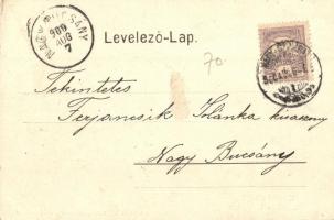 1900 Nagyszombat, Tyrnau, Trnava; Katonai tébolyda (elmegyógyintézet) / Militär-Irrenheilanstalt / m...