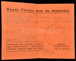 Lanco másodpercmutatós ezüstözött zsebóra, kopásnyomokkal, működik, eredeti igazolással, d: 4,5 cm