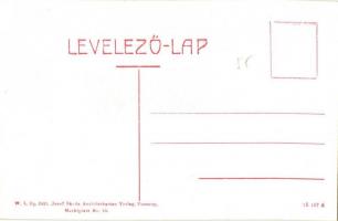 Pozsony, Pressburg, Bratislava; Stefaniestrasse mit dem Hotel Deák / Stefánia út a Deák szállodával,...