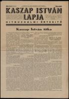 1946, 1948 Katolikus lapok, 2 db: Kaszap István Lapja, Credo a katolikus férfiaknak
