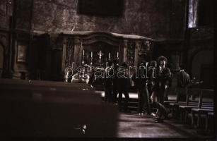 Városi életképek a régi NDK-ból (Berlin, Rostock, Drezda, stb,), fotónegatívok tasakban