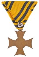 1913. "Mozgósítási Kereszt / 1912-1913-as Emlékkereszt" aranyozott Br kitüntetés modern me...