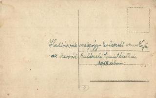 1918 Ikervár, Hadiárvák melegágy-kertészeti munkája a kertészeti tanintézetben. photo  (EK)