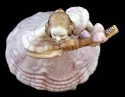 Herendi Déryné, kézzel festett, jelzett, hibátlan, m:21 cm