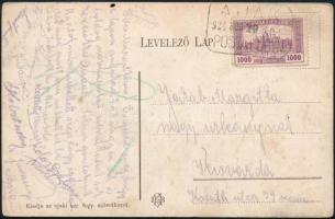 Ajak, Római katolikus templom, fogyasztási szövetkezet kiadása (lyuk / hole)