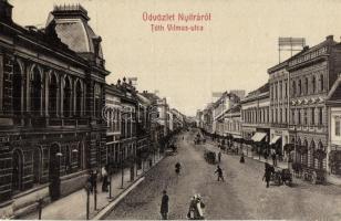 Nyitra, Nitra; Tóth Vilmos utca, üzletek. W. L. 477. / street view, shops (EK)