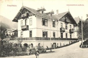 Fenyőháza, Lubochna; Adminisztráció szálloda. Ébenhő Károly kiadása / hotel (apró szakadás / tiny tear)