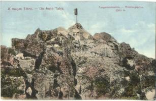 Tátra, Tatry; Tengerszemcsúcs / Meeraugspitze / Rysy mountain peak (EK)