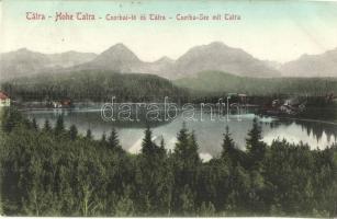 Tátra, Tatry; Csorba-tó / Strbské Pleso / hotel, lake (EK)