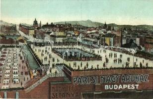 Budapest VI. Párisi Nagy Áruház nagy tető sétánya (EK)