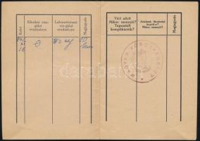 1942 a Magyar Vöröskereszt véradó igazolványa