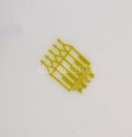 Zsolnay virágmintás porcelán lapos tányér, 6 db, részben kézzel festett, részben matricás, d: 24 cm