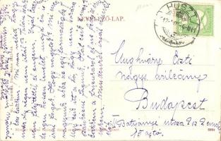 Huszt, Chust, Khust; Rákóczi utca, Goldstein Mór üzlete, Római katolikus templom. W. L. Bp. 6083. Ki...