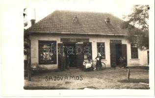 1937 Sajóvámos, Hangya fogyasztási szövetkezet üzlete, bor, sör és pálinka mérés. photo (fl)