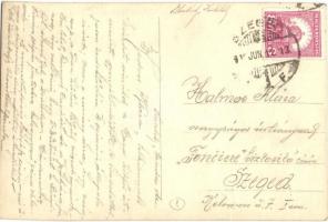 1935 Szeged, Felsőtanya, Világháborúban elesett hősök szobra. photo