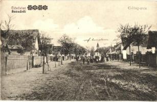 1922 Szend, Szákszend; Csillag utca, református templom