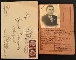 Papírrégiség tétel: Beadási könyv, oklevelek, igazolványok, I. és II. vh tábori posta, leckekönyv, m...