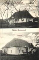 1911 Maroscsapó, Tschappen, Cipau; községháza, Réz Mihályné háza. Adler fényirda / town hall, villa