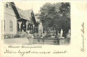 1899 Kovácspatak, Kovacov; Vasúti vendéglő. Stromf Ignácz / railway restaurant