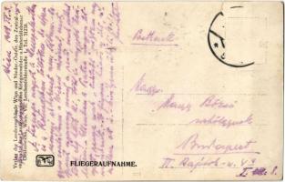 Vienna, Wien XX. Brigittenau-Eisenbahnbrücken üb. d. Donau. Fliegeraufnahme / railway bridge over th...