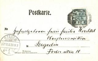 SMS Kaiser Franz Joseph az Osztrák-Magyar Monarchia haditengerészetének védett cirkálója, I. Ferenc ...