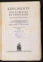 Vegyes könyvtétel, 6 db: 
Széchényi vallomásai és tanításai. (Széchényi-anthologia.) Összeállítottá...