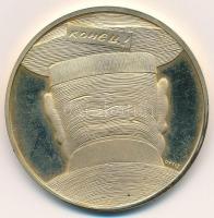 Fritz Mihály (1947-) 1991. "Pax Vobis - Béke veletek 1945-1956." aranyozott emlékérem (42,...