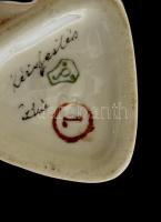 Drasche porcelán medve, kézzel festett, jelzett, hibátlan, m: 11 cm