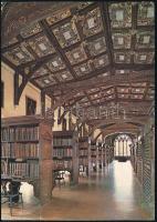 1975 Scheiber Sándor hebraista, nyelvész üdvözlő sorai és aláírása Oxfordból küldött levelezőlapon