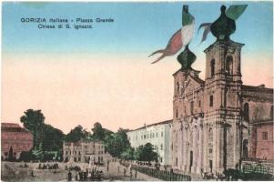 Gorizia, Görz, Gorica; Piazza Grande, Chiesa di S. Ignazio / square, church