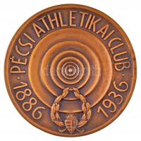 Gosztonyi Alice (1900-1970) 1936. "Pécsi Athletikai Club 50 éves" Br érem, peremén "L...