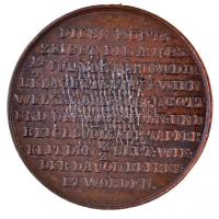 Ausztria DN "1683 Bécs felmentése" Br emlékérem (39mm) T:2- fülnyom
Austria ND "The ...