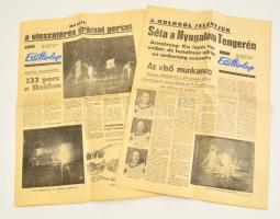 1969 Az Esti Hírlap Holdra szállásról tudósító különszáma 2 db