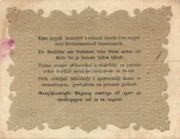 1848. 10Ft (5x) kézzel érvénytelenítve T: restaurált