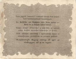 1848. 10Ft (5x) kézzel érvénytelenítve T: restaurált