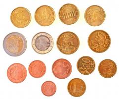 Németország 2002. 1c + 2c + 5c (2x) + 10c (3x) + 20c (4x) + 50c (2x) + 1E + 2E T:1,1- Germany 2002. 1 Cent + 2 Cent + 5 Cent (2x) + 10 Cent (3x) + 20 Cent (4x) + 50 Cent (2x) + 1 Euro + 2 Euro C:UNC,AU